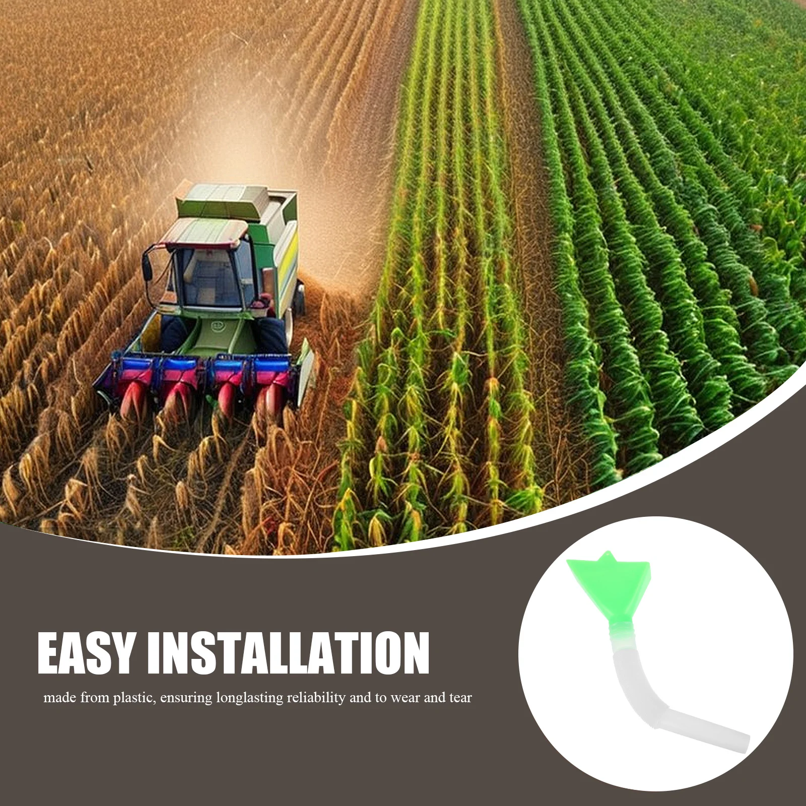 

Plastic Corn Seeder Tube Adjustable Length Durable Material Even Distribution Seed Spreader Accessories Planting Machine Parts