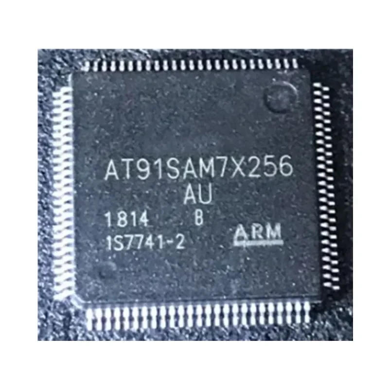 2PCS  AT91SAM7X256 AT91SAM7XC256-AU AT91SAM7X256B-AU Microcontroller IC Chips New in Stock