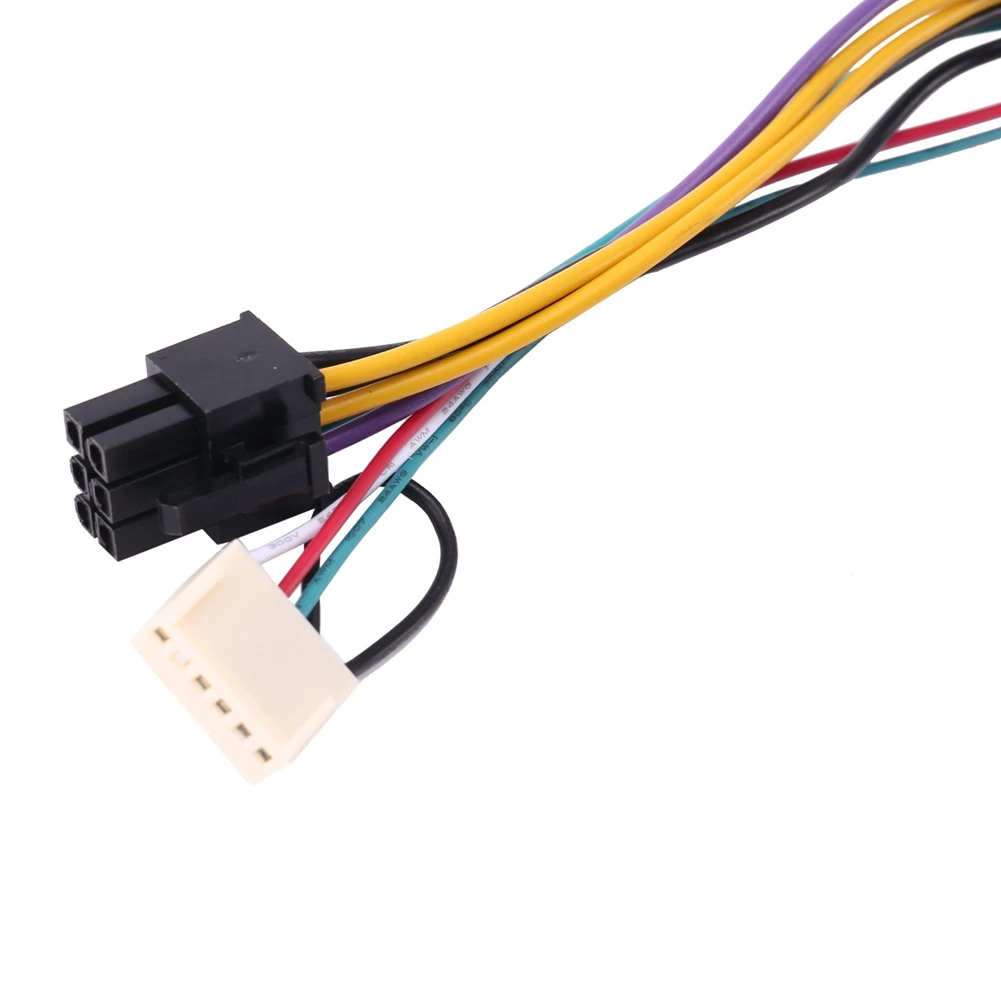 2X Cable de alimentación ATX PSU Pcie 6 pines a ATX 24 pines Cable de alimentación 24P a 6P para HP 600 G1 600G1 800G1 Mainboard-Y18A