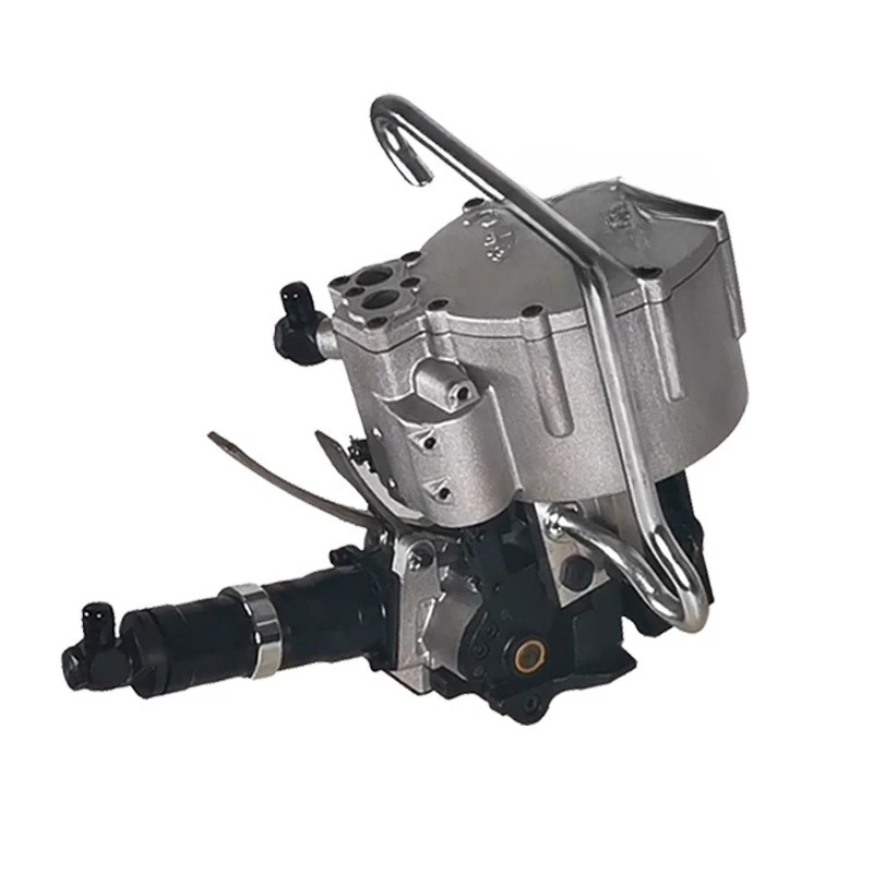 Pneumatic integrated baler, pneumatic steel belt baler