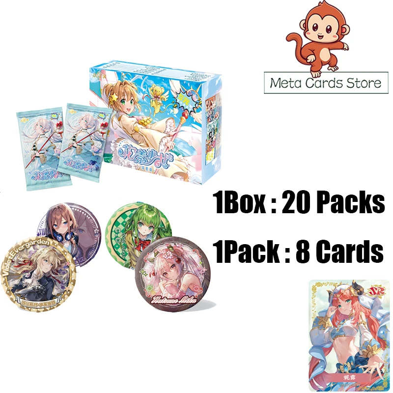 New Flower Girl 3 Goddess Collection Cards Beautiful Girl Card Collectible Anime Doujin Booster Box Children Toy Gifts