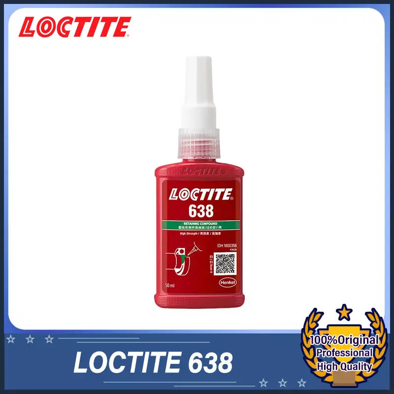 LOCTITE 638-Colle Composée de Retenue Verte Cylindrique à Usage Général, 50ml, 1 Pièce