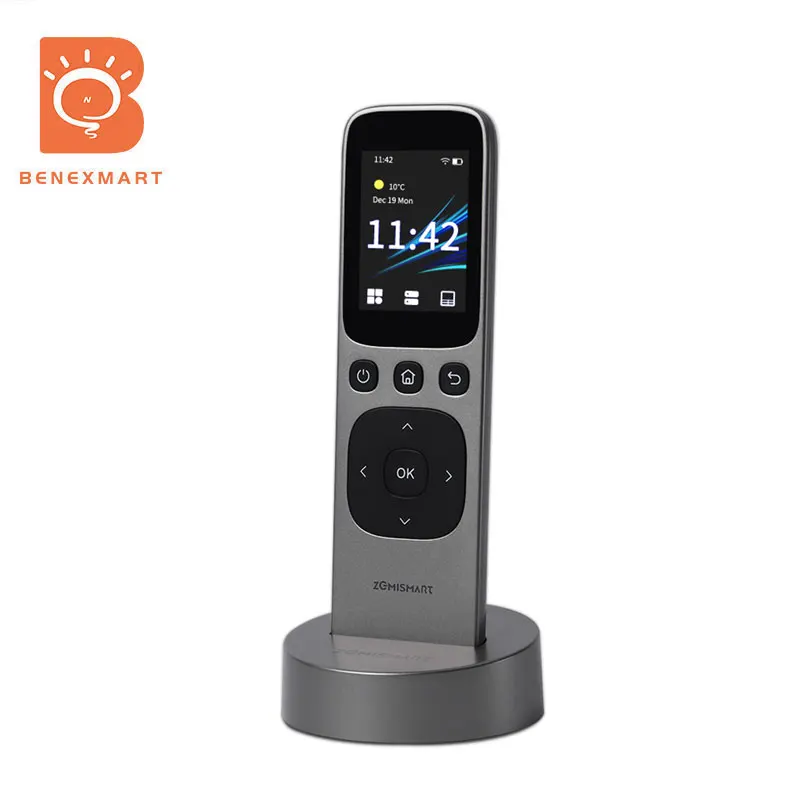 Tuya Smart ir Controle Remoto Central com hd Touch Screen Base de Carregamento sem Fio Wi-fi Dispositivos Zigbee Mais Recentes