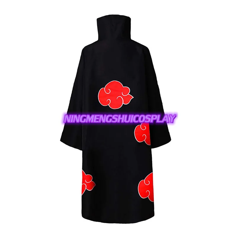 Anime Ninja Uchiha Itachi Obito Konan Deidara Hoshigaki Kisame Cosplay Costume Cloak Robe Halloween Party Carnival Costumes