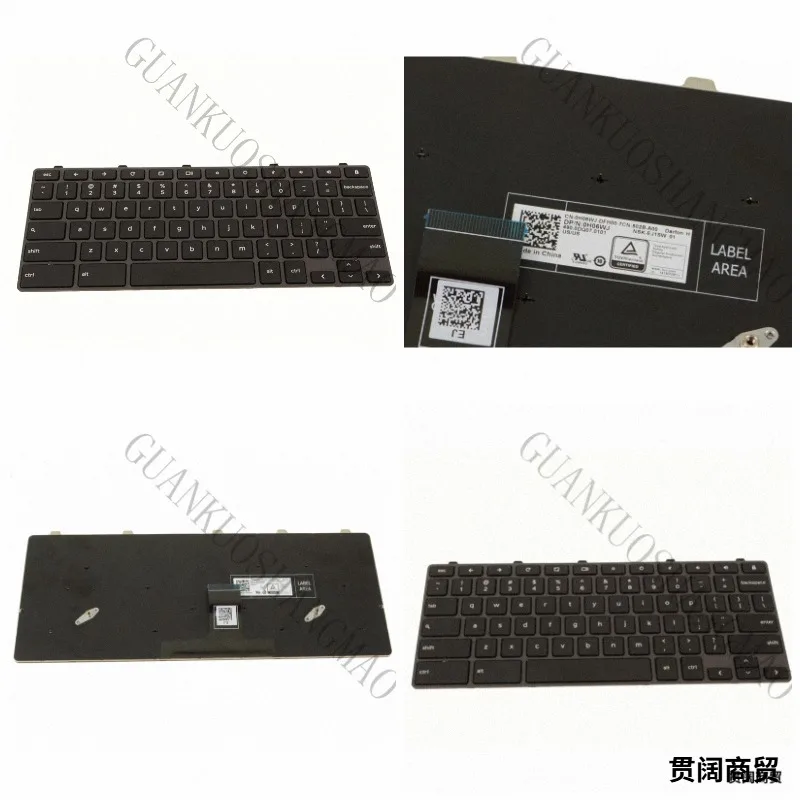HJY...0H06WJ is suitable for Dell Chromebook 11 5190 2-in-1 laptop keyboard with lock keyboard