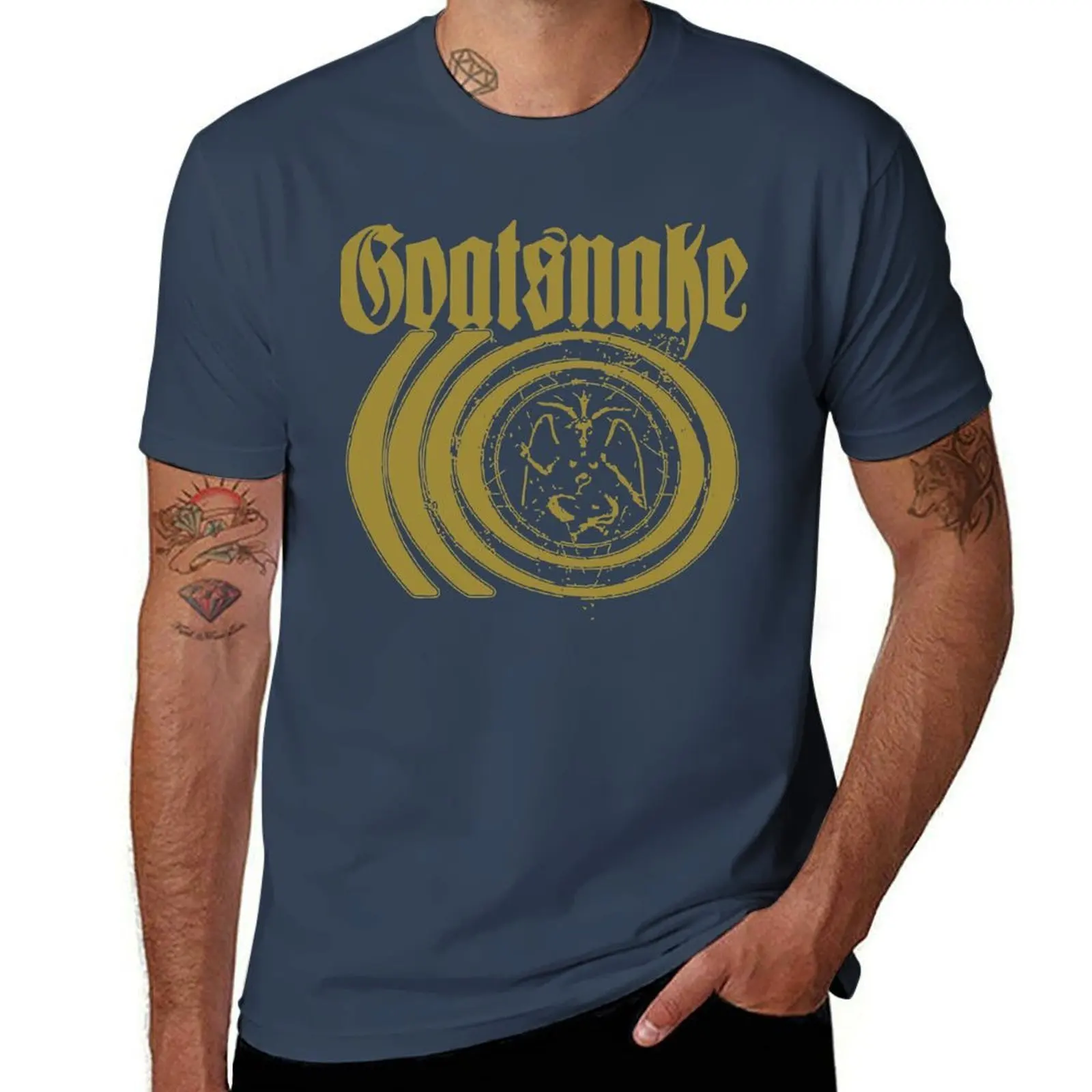 Logo Goatsnake T-Shirt Plus Size Loose Short Sleeve Top