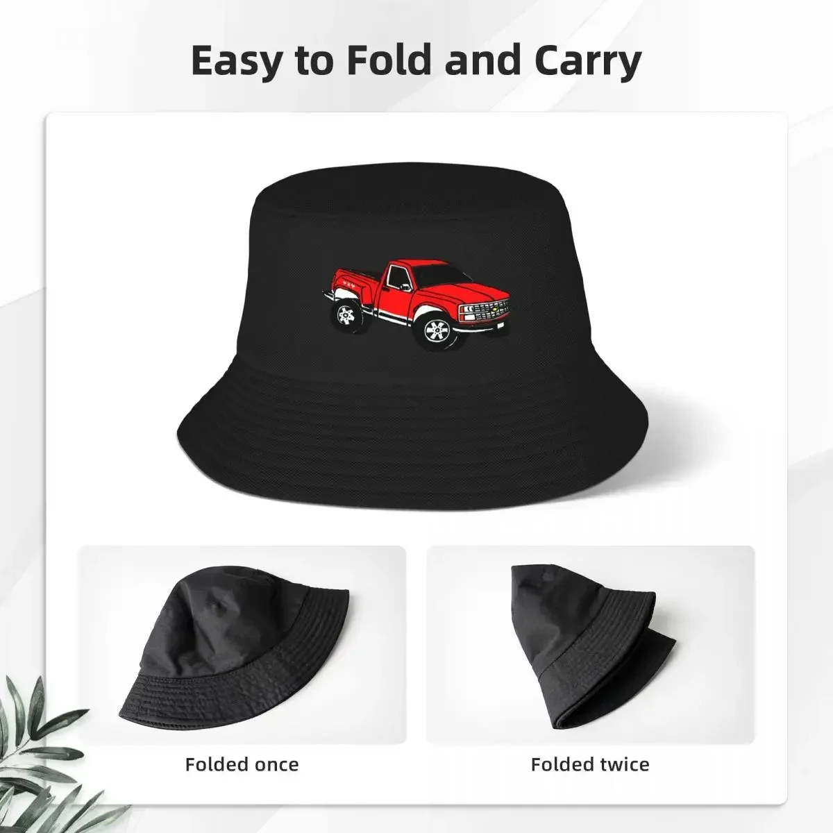 Chevy Stepside Bucket Hats Panama For Man Woman Bob Hats Cool Fisherman Hats Summer Beach Fishing Unisex Caps