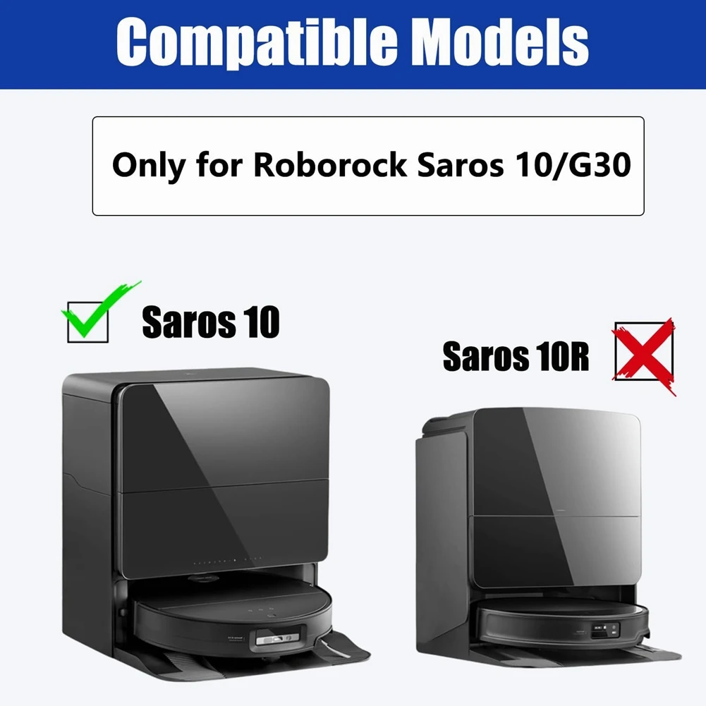 YCOC-35 Buah Aksesori Vakum Penting untuk Roborock Saros 10, S9 Maxv Ultra, G30: Kuas, Filter, Bantalan Pel, Kantong Debu