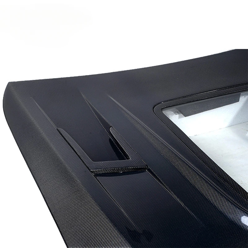 

Zengxuan For Mercedes-Benz C-Class W206 Transparent Carbon Fiber Engine Hood Head Cover