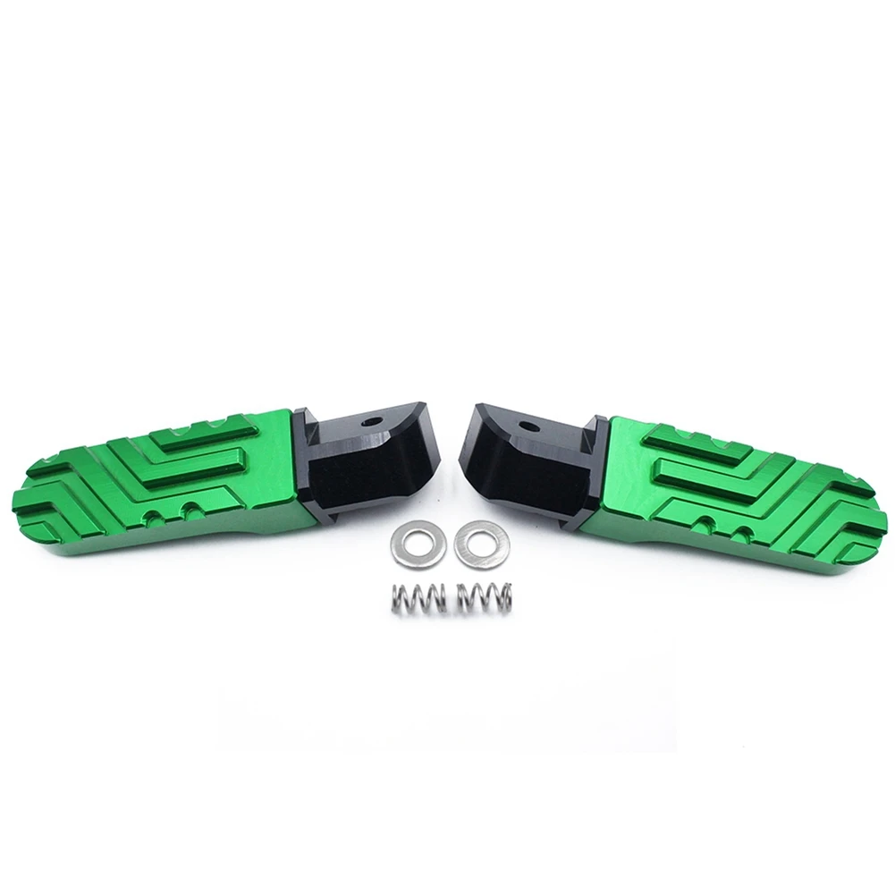 

High Quality Rear Passenger Foot Peg Black & Green Aluminum Alloy For Kawasaki Z900 Z650 2017-2023 Z750 Z800