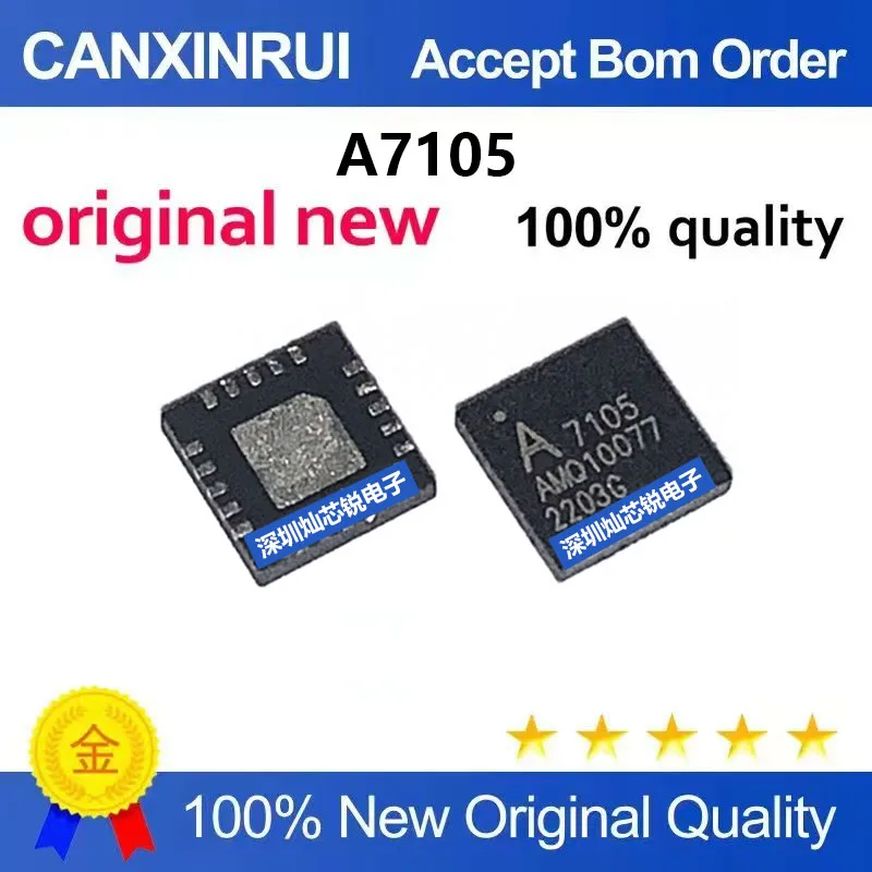 (5 piezas) nuevo chip inalámbrico original A7102 A7105 A7106 A8105 QFN de alto rendimiento y baja potencia