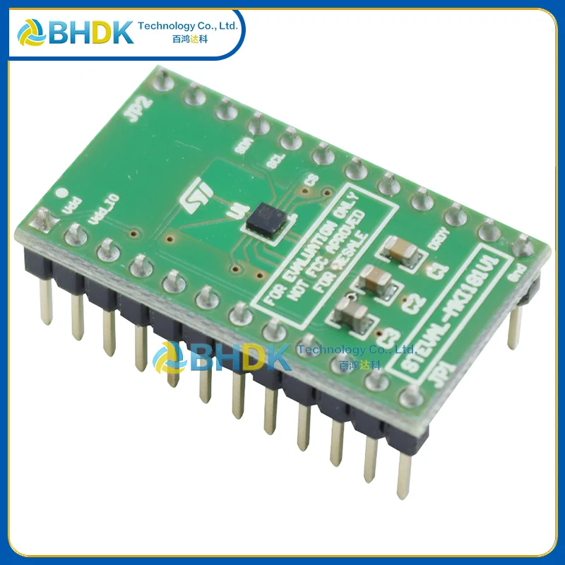 For STEVAL‑MKI181V1 LSM6DSO32X 3D Accelerometer Gyroscope MEMS Sensor Adapter Evaluation Board DIL24 Socket