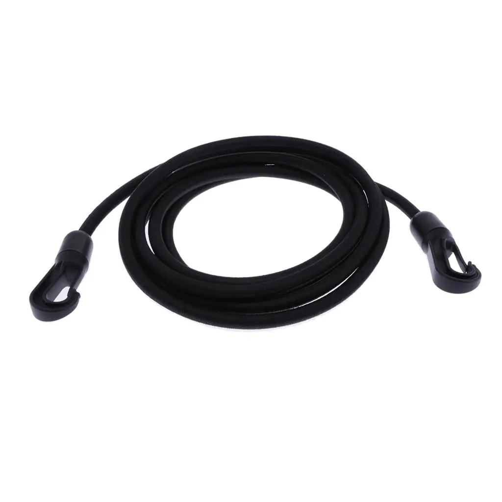 

Elastic Retainer with Hooks Rubber Bungee Cord Anti Rust Lanyard for Outdoor Equipment Goods Binding
