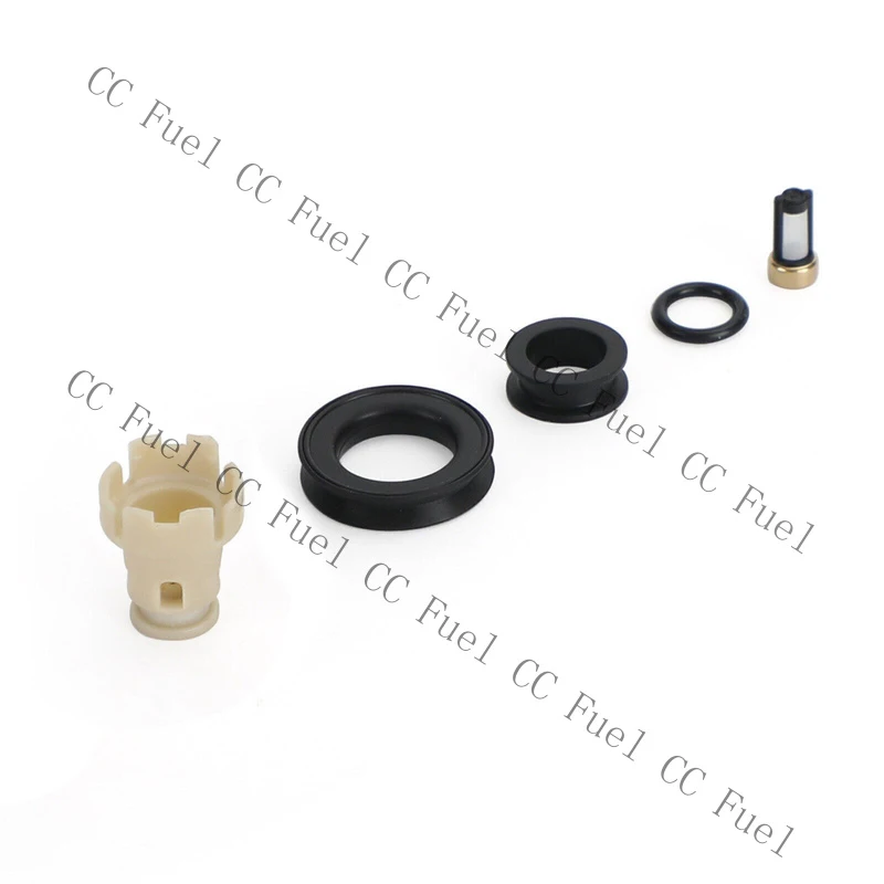 C+ 6x Fuel Injectors Rebuild kit o-rings Seals Filters Caps for Toyota 3.4 5VZFE T9