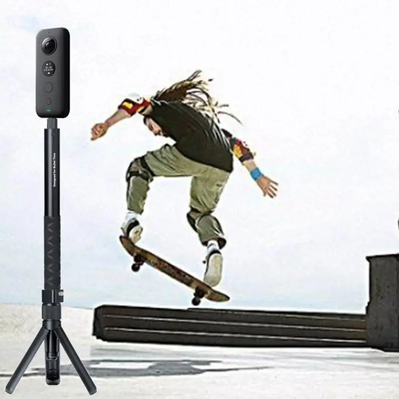 

F62C for Time Bundle невидимая палка для селфи, ручка штатива, винт 1/4 дюйма, 28-111 см, регулировка для Insta 360