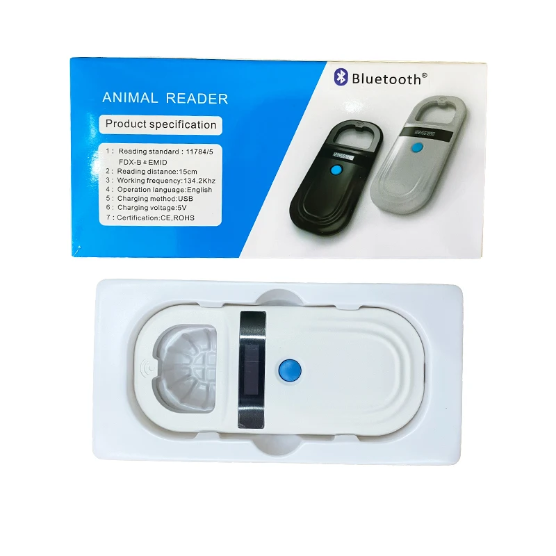 ISO RFID FDX-B Micro ID microchip scanner Identify reader for Equine,Breed dog rescue,companion pet veterinary,Animal Hospital