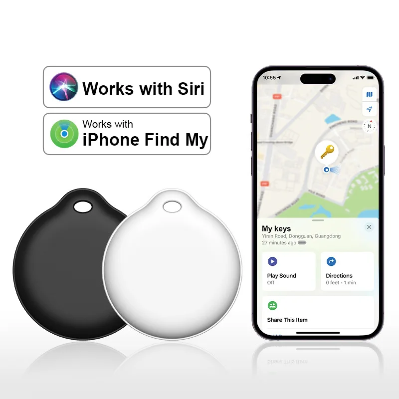 ZLRLMHY para rastreador GPS auriculares equipaje IOS MFi buscador Anti pérdida buscador de seguridad rastreador Apple etiqueta inteligente encontrar mi llave