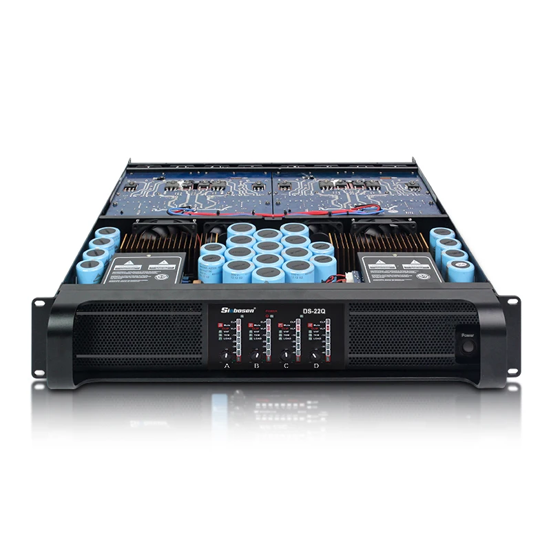 DS-22Q 4-Channel TD-Class Outdoor Audio 10000 Watt Stereo Professional Subwoofer Amplifier