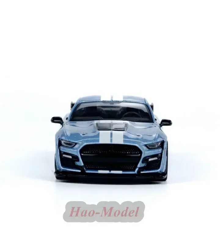 MINIGT 1/64 For Ford Mustang Shelby GT500 Car Model Car Alloy Diecast Simulation Boys Birthday Gift Hobby Display Ornaments Blue