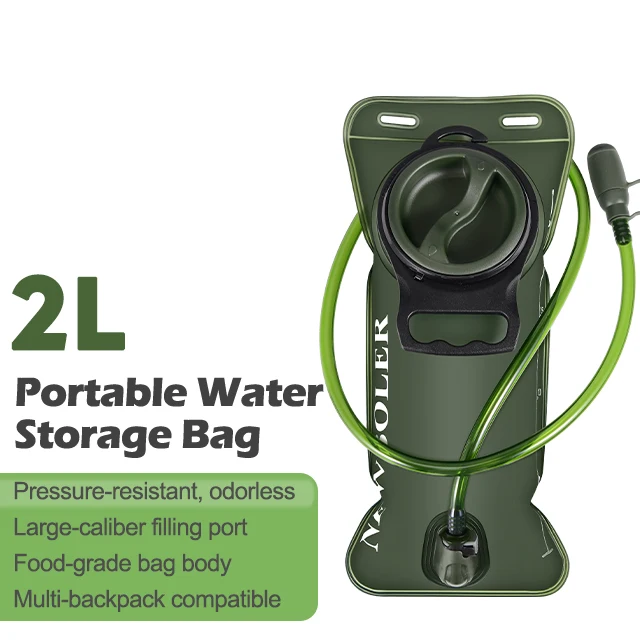 1.5L 2L 3L Waterzak Waterreservoir Drinkrugzak Opbergtas Gratis Opvouwbare Camping Running Hydratatie Vest Rugzak
