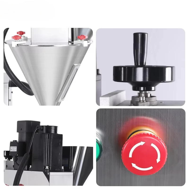 آلة تعبئة المسحوق الكمي شبه الأوتوماتيكية 0.1-100 جرام - معدات تعبئة مسحوق القهوة عالية الدقة