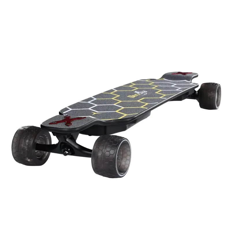 Airo Electric Skateboard Dropshiping Dual Hub Motor 500w*2 Fast Electric Skateboard Beginner Longboard Range Mile 25km