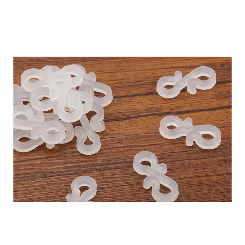200PCS Plastic Gutter Hooks S Clips For Christmas Lights, Outdoor Decorations  Outdoor Seasonal Lighting Hooks