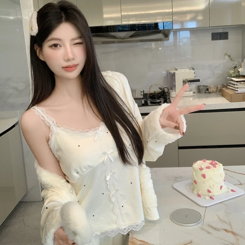 

Pajama Sets Red Cotton Women All Season Polyester Plain Cap Sleeve V Neck Bermuda Shorts Easy Care Sleepwear Breathable Light OL