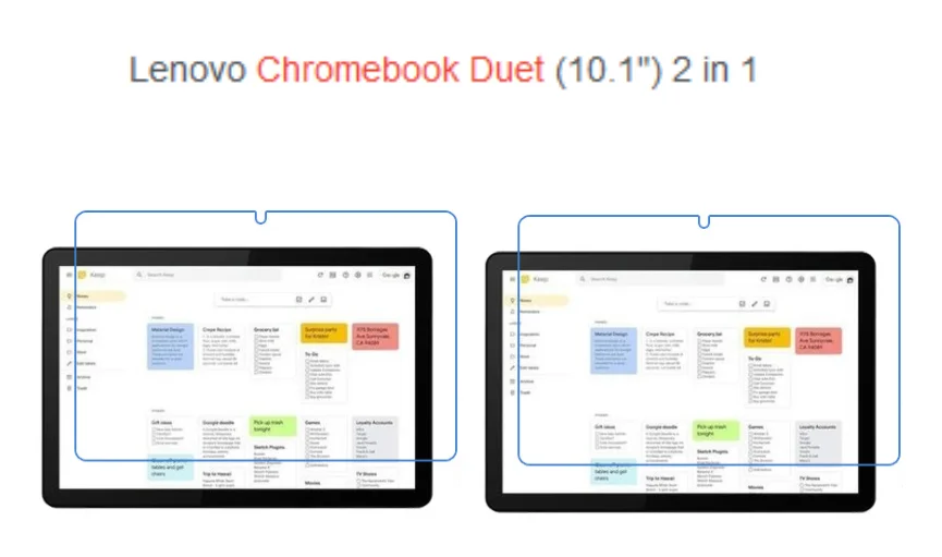 2pcs/lot For Lenovo Chromebook Duet  10 10.1 inch  2 in 1 Tablet Tablet  Matte Screen Protector Guard Film Cover Skin