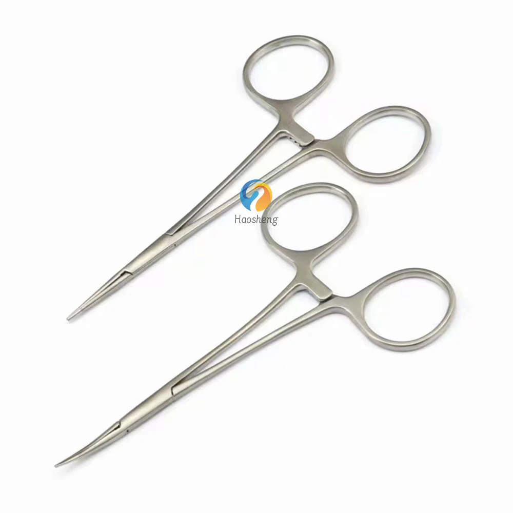 

12.5cm 0.3mm Mirco Mosquito Forceps Medical Vascular Pliers Double Eyelid Stainless Steel Hemostatic Plastic Surgery Instrument