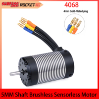 SURPASS HOBBY Rocket 4068 Waterproof Motor 1700KV 1900KV 2050KV 2650KV Brushless Motor for Traxxas WLtoys 10428 12428 1/8 RC Car
