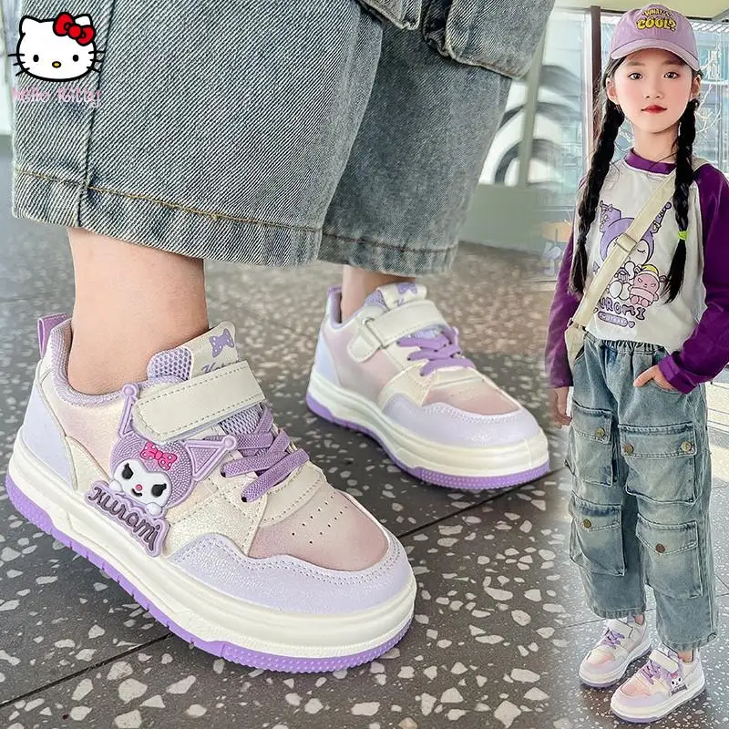 

Anime Girls Kuromi Sports Shoes Autumn New Sanrio Hello Kitty Kawaii Cartoon Breathable Casual Shoes Cute Fashion Gift Comfort
