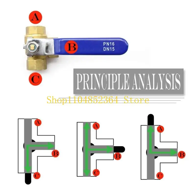 

652F Коррозионное, стойкое из латунных трехдневных шариковых клапанов с рычагами, конструкциями, 3 -й паттерной шаровые клапаны