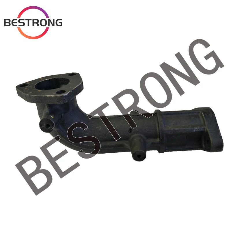 Forklift Spare Parts Diesel Engine XINCHAI 490 Exhaust Elbow Bend Pipe 490BT-08003-1