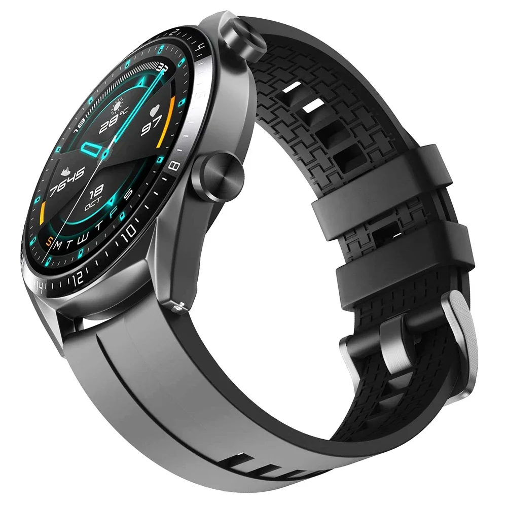 Sport watch band for Samsung Galaxy watch 5/pro/4/6/classic/Active 2 Silicone 20mm 22mm bracelet huawei watch gt 4-3-pro-2 strap image 3