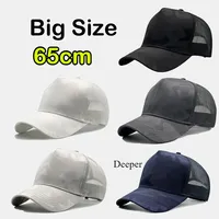 Summer Quick Drying Deeper Baseball Caps for men  Camouflage Big Size Mesh Breathable Dad Hat  Plus Size 65cm  Snapback Caps