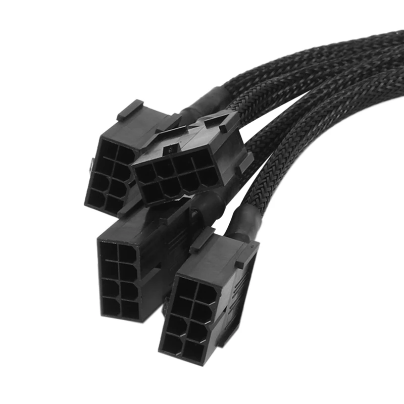 4X8pin PCI-E To 16Pin(12+4) PCI-E 5.0 12VHPWR Connectors 16P Extension Sleeved Cable For GPU RTX 4000 4080 4090 Series