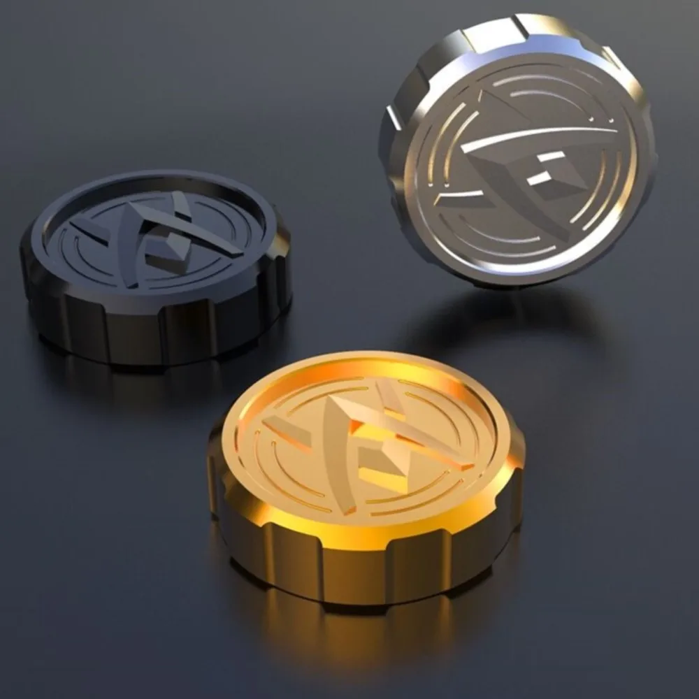 

For Kawasaki Z900RS Cafe 2019 2020 2021 2022 2023 2024 Front & Rear Fluid Reservoir Cover Reservoir Master Tank Cap Pump Cover