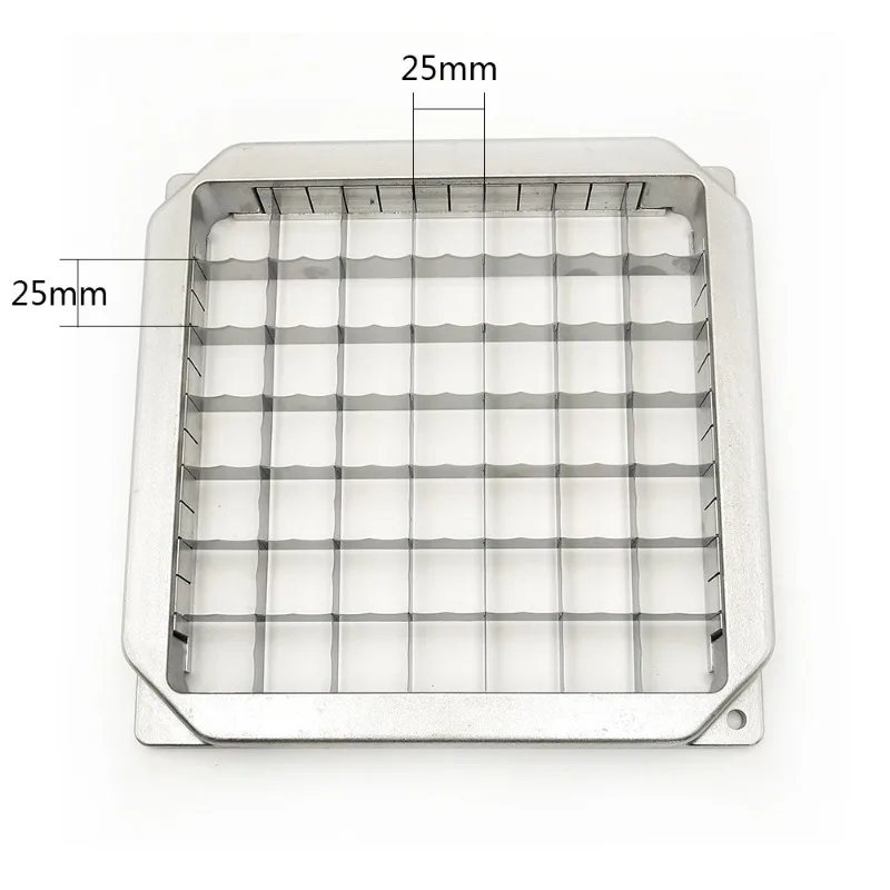 Potato cutter blade French fries cutter parts blade stainless steel diced radish cutting machine knife head accessories