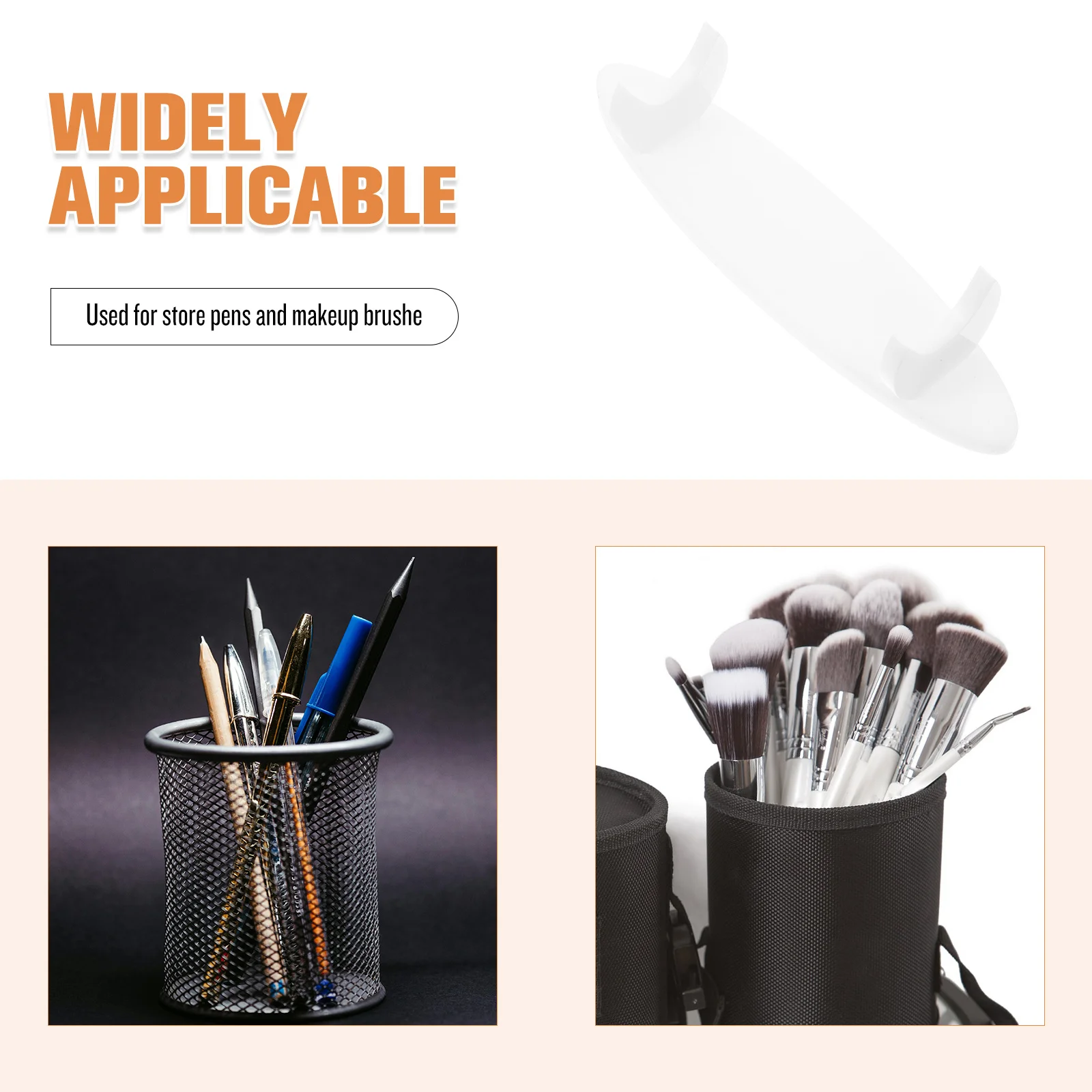 Display Stand for Ink Pens Acrylic Pen Holder Display Makeup Brush Rack Organizer Pencil Wand Stand for Home School Office Desk