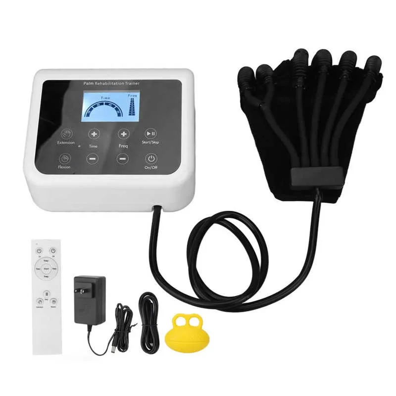 

Hand Wrist Rehabilitation Robot Stretch Joints Finger Training Orthotics Machine for Hands Training US plug 110‑240V