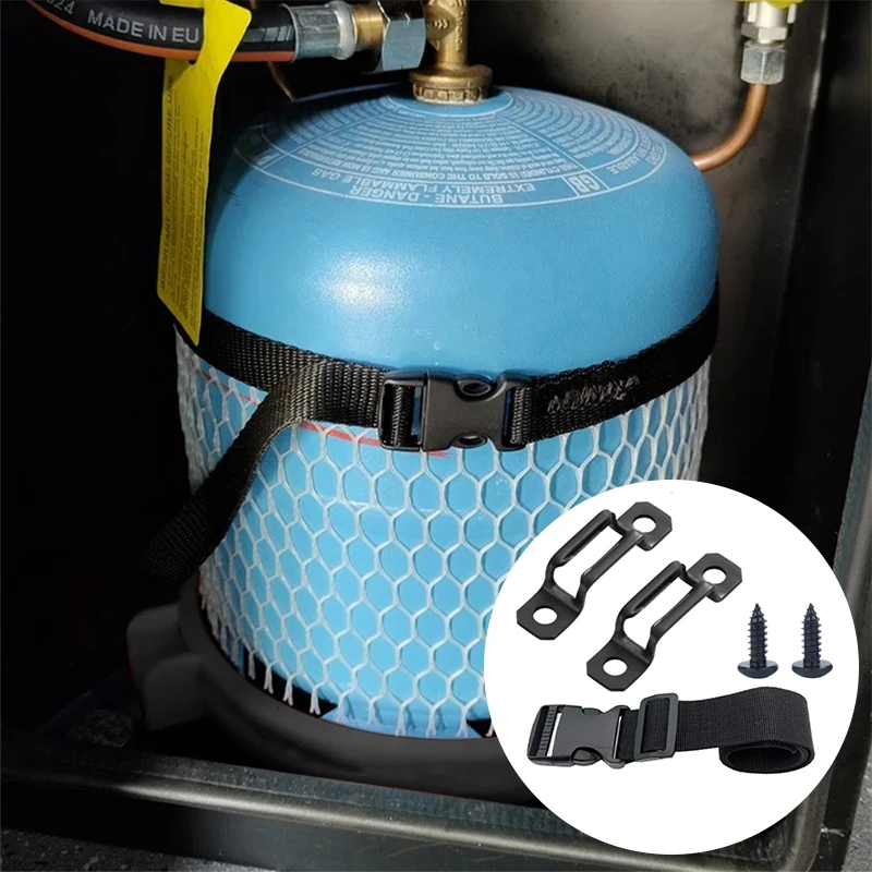 

Gas Bottle & Battery Kits Securing Retaining Strap & Brackets For VW Camper Caravan Motorhome RV Accessories