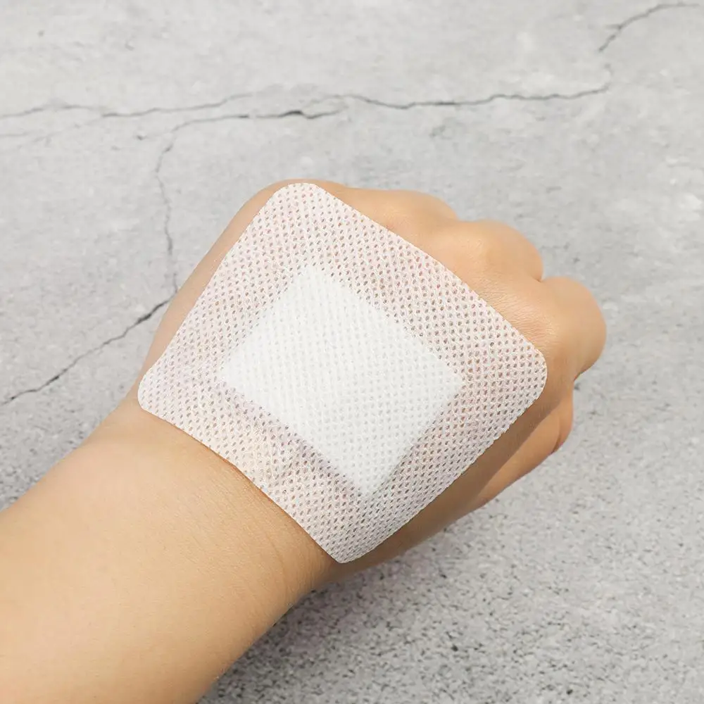 5/10Pcs 6x7cm 6x10cm Self-adhesive Aid Bandage Breathable Non-woven Large Wound Bandage Multi-sizes Transparent