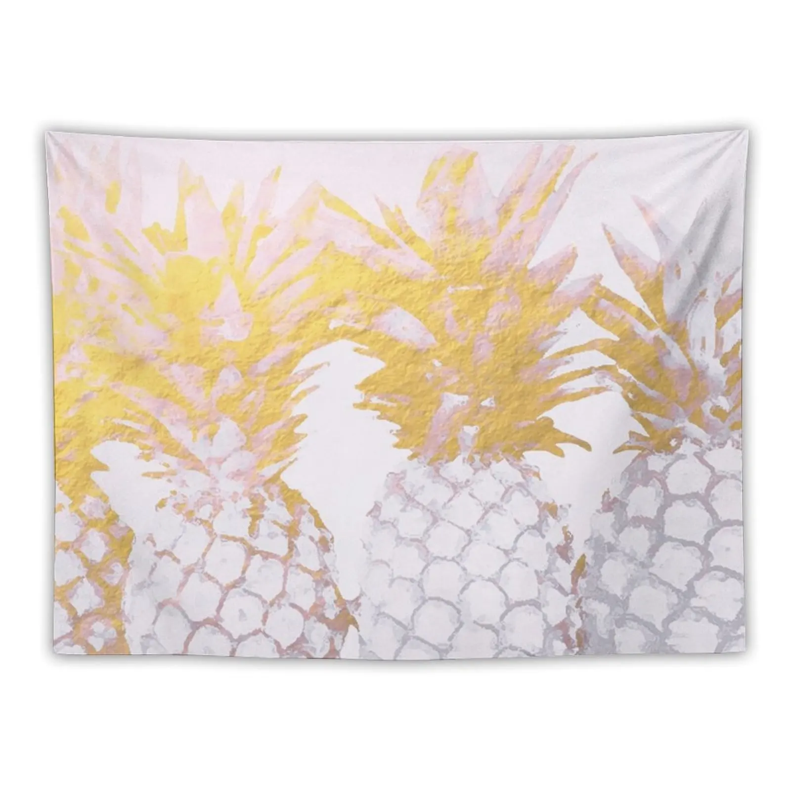 

Golden Pineapples Tapestry Kawaii Room Decor Christmas Decoration Decoration For Rooms Bedrooms Decor Tapestry