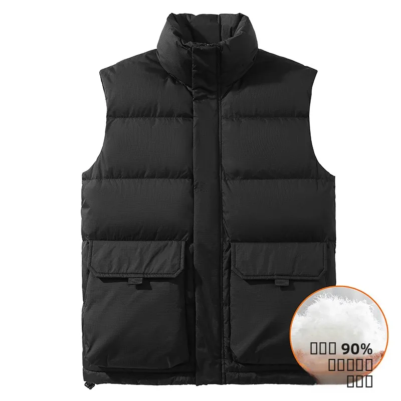 

Новая утепленная куртка-жилетка 90 New Stand Down Vest: теплая, универсальная, для осени и зимы, молодежная, в стиле Svel Jaet, для активного образа жизни.