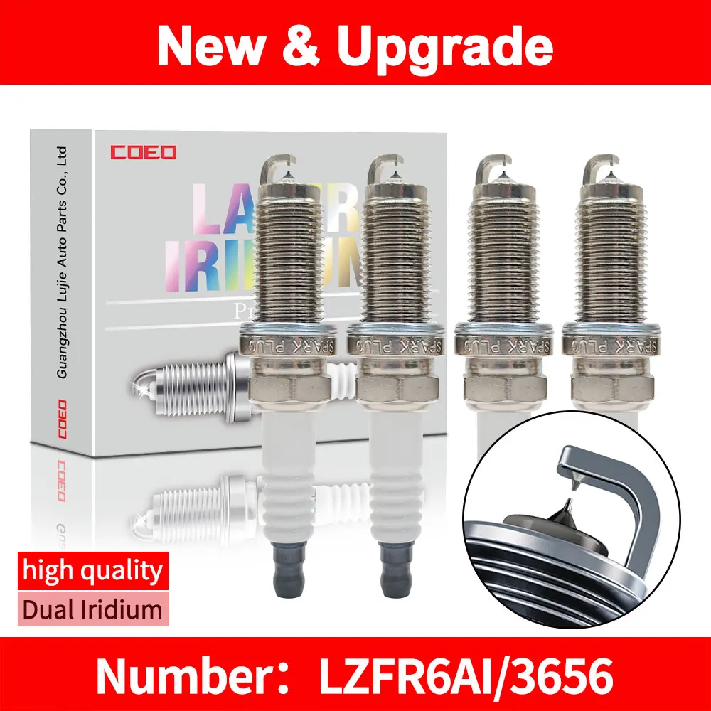 

MN158596 3656/LZFR6AI Iridium Spark Plug Replace For MITSUBISHI SMN158596 Automobile Parts