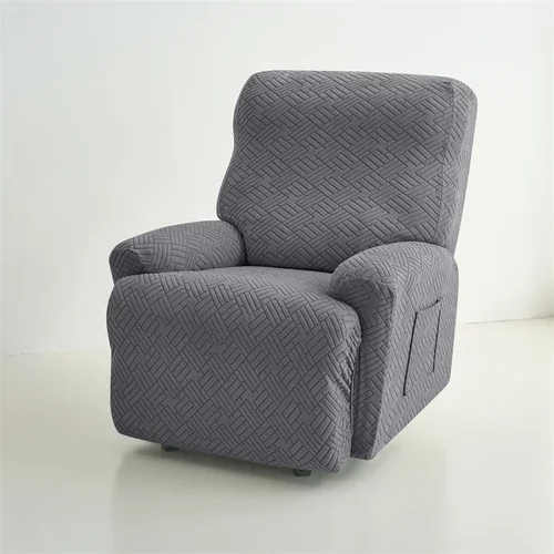4 unids/set funda de sofá reclinable dividida elástica funda de sillón Jacquard fundas de sofá reclinables antisuciedad para sala de estar