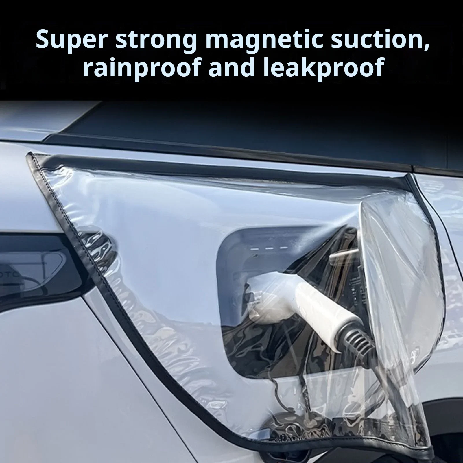 New Durable Electric Car Charger Protector Waterproof Charger Port Cover Transparent Ev Charger for Electric for Vehicle