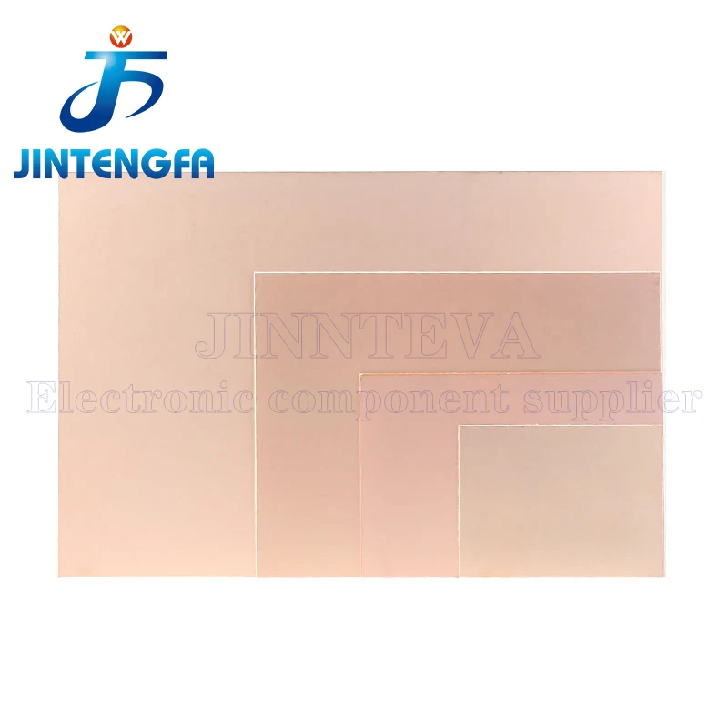 2PCS FR4 Copper Cu Clad Laminate Single double panel CCL 7*10 10*15 10*22 12*18 15*20 CM 1.5mm FR4 Universal Board Practice PCB