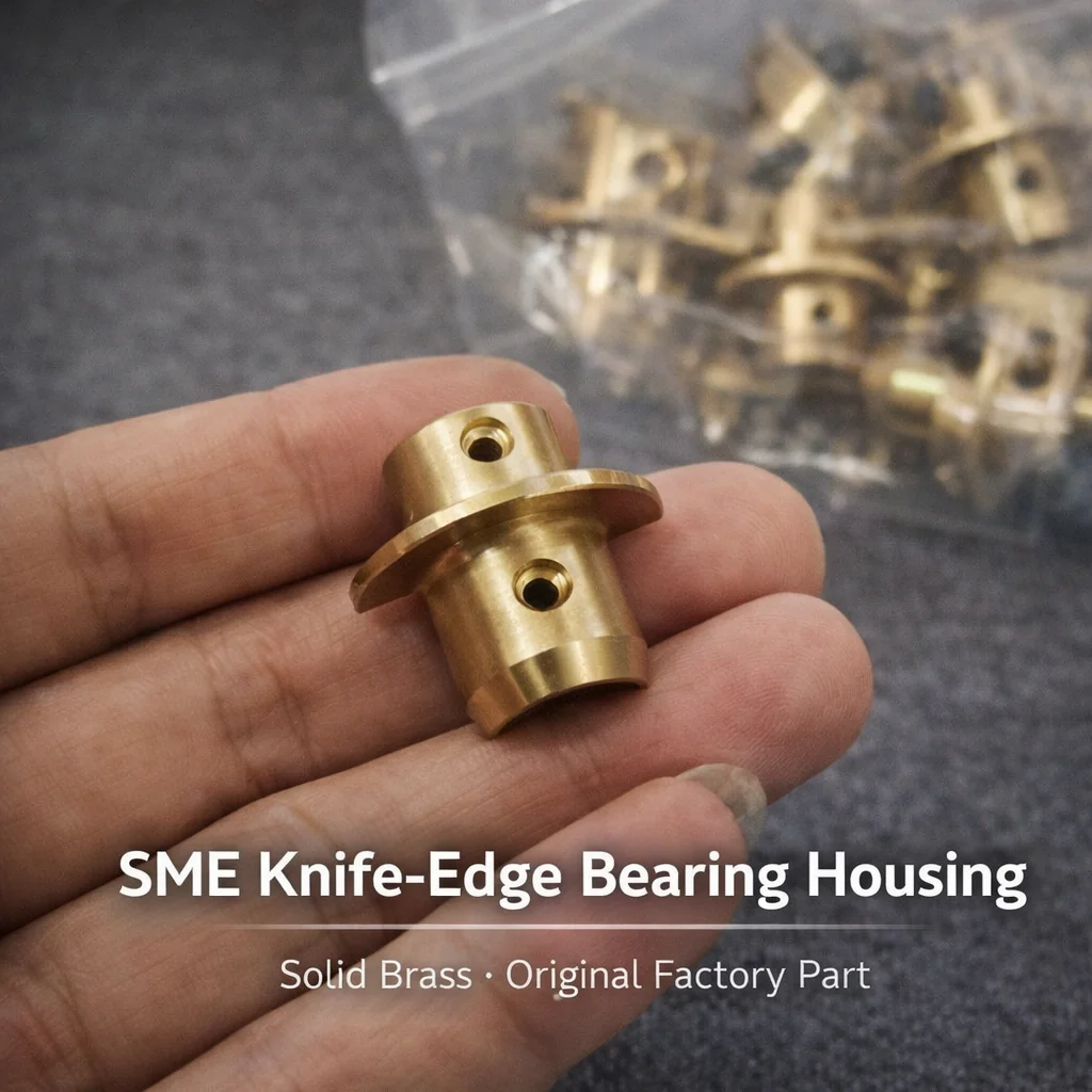 Knife‑Edge Bearing Housing Solid Brass Hardware Replacement Accessory For SME 3009 3010 3012 Horizontal Turntable Tonearm